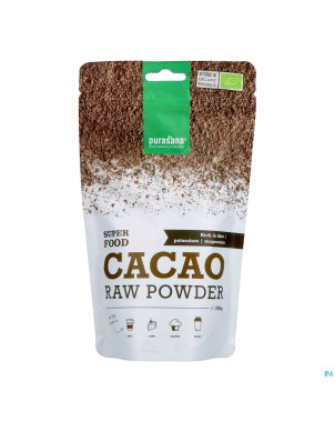 Purasana vegan cacao pdr    200g be-bio-02