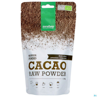 Purasana vegan cacao pdr    200g be-bio-02