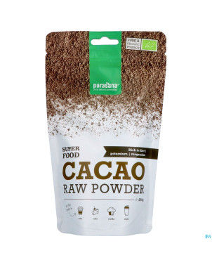 Purasana vegan cacao pdr    200g be-bio-02