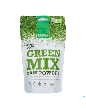 Purasana vegan melange poudre verte 200g be-bio-02