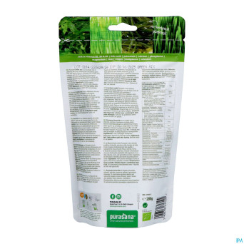 Purasana vegan melange poudre verte 200g be-bio-02