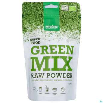 Purasana vegan melange poudre verte 200g be-bio-02