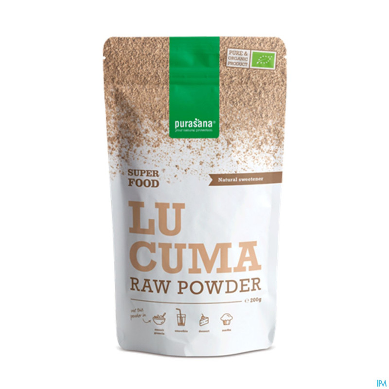 Purasana vegan lucuma pdr    200g be-bio-02