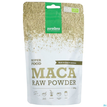 Purasana vegan maca pdr    200g be-bio-02