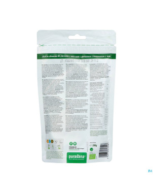 Purasana vegan spiruline pdr    200g be-bio-02