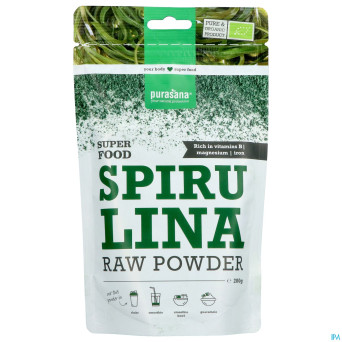 Purasana vegan spiruline pdr    200g be-bio-02