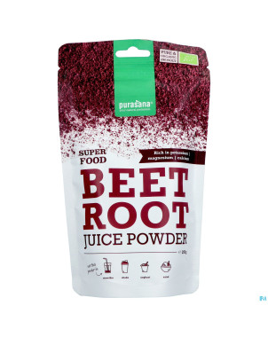 Purasana vegan betterave rouge  pdr 200g be-bio-02