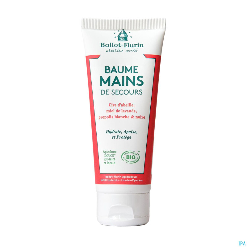 Ballot flurin baume mains secours 75ml