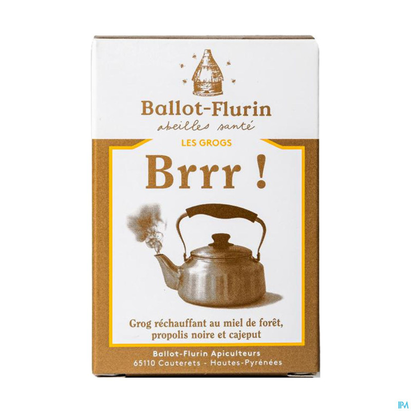Ballot flurin brrr! grog miel foret cajeput 125g