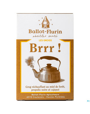 Ballot flurin brrr! grog miel foret cajeput 125g