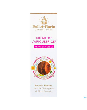 Ballot flurin creme apicultrice peau sensible 30ml