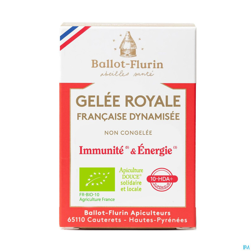 Ballot flurin gelee royale fraiche 10g
