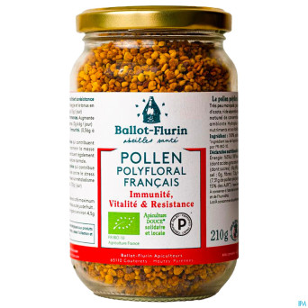 Ballot flurin pollen polyfloral dynamise 210g