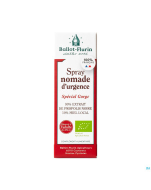 Ballot flurin spray nomade urgence 15ml