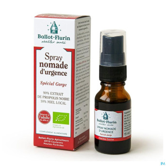 Ballot flurin spray nomade urgence 15ml
