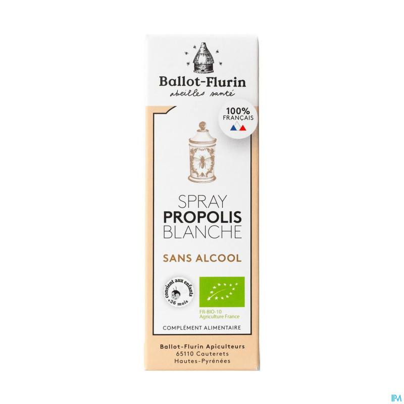 Ballot flurin spray propolis sans alcool 15ml