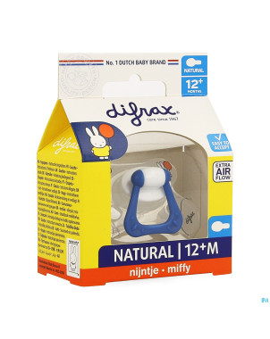 Difrax sucette natural 12m+ miffy
