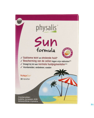 Physalis sun formula    tabl 30