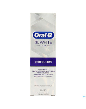 Oral b 3d white luxe perfection    tube  75ml