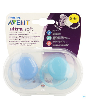 Philips avent sucette soft +0m mix    2