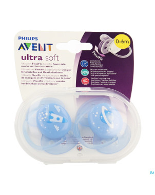 Philips avent sucette soft deco +0m mix    2