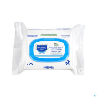 Mustela pn trio lingettes nettoyantes 3 x 25 promo