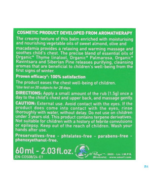 Puressentiel respiratoire baume massag.enfant 60ml