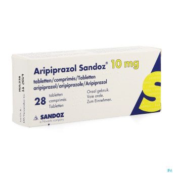 Aripiprazol sandoz 10mg impexeco comp  28 pip