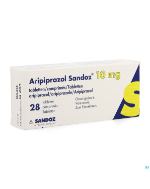 Aripiprazol sandoz 10mg impexeco comp  28 pip
