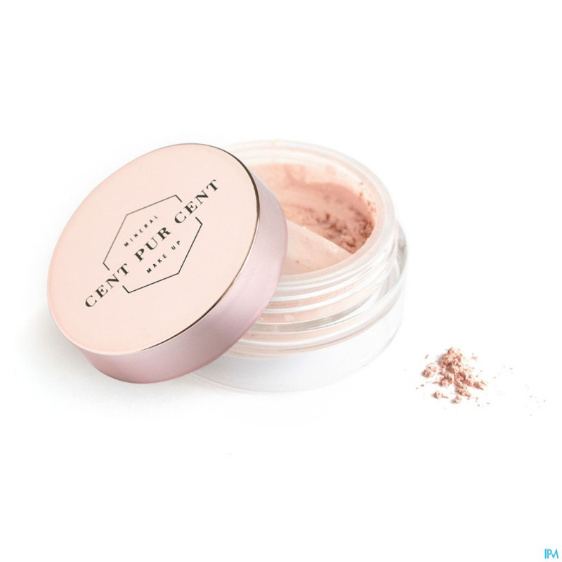 Cent pur cent pdr mineral rose tendre    2g