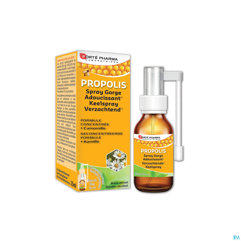 Propolis spray gorge adoucissant    15ml