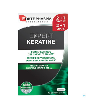 Expert keratine    caps 120 2+1 gratuit