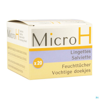 Micro h lingettes 20