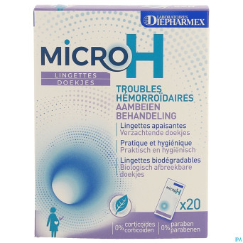 Micro h lingettes 20