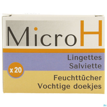 Micro h lingettes 20