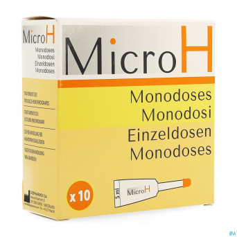 Micro h gel monodose 10 x 5ml