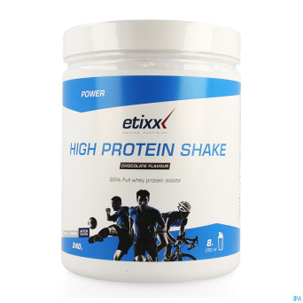 Etixx high protein shake choco pdr 240g cfr3583341