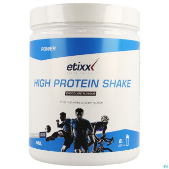 Etixx high protein shake choco pdr 240g cfr3583341