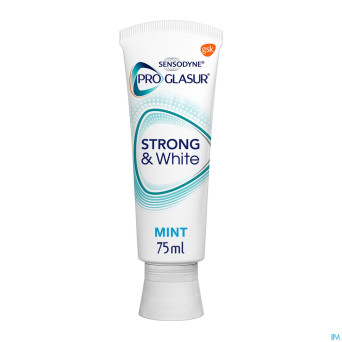 Sensodyne proglasur strong & white dentifrice