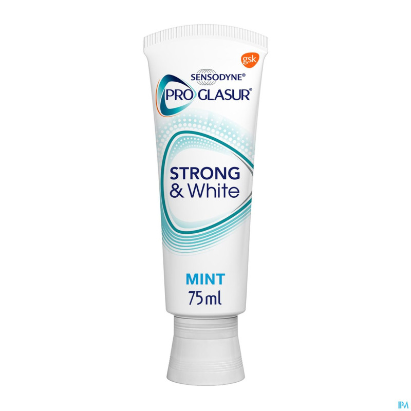Sensodyne proglasur strong & white dentifrice