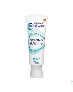 Sensodyne proglasur strong & white dentifrice
