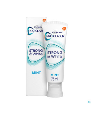 Sensodyne proglasur strong & white dentifrice