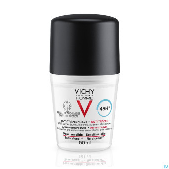 Vichy homme deo a/trans a/tra.prot. 48h bille 50ml