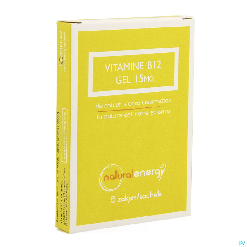 Natural energy vitamine b12 gel    6x1,5ml