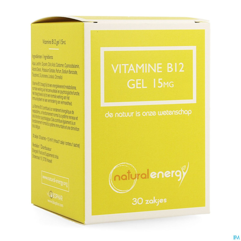Natural energy vitamine b12 gel    30x1,5ml