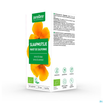 Purasana vegan escholtzia    caps 120 be-bio-02