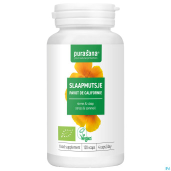 Purasana vegan escholtzia    caps 120 be-bio-02