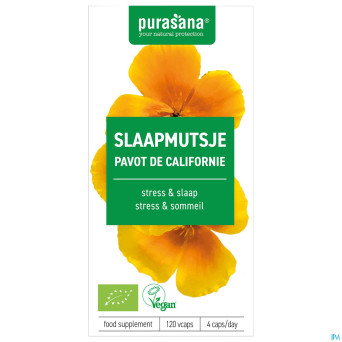 Purasana vegan escholtzia    caps 120 be-bio-02