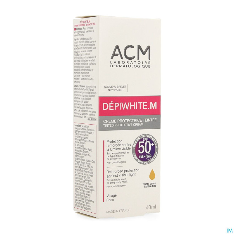 Depiwhite m creme protect.teint.spf 50+ tube  40ml