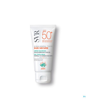 Svr sun secure mineral tein.peau normal spf50+60ml